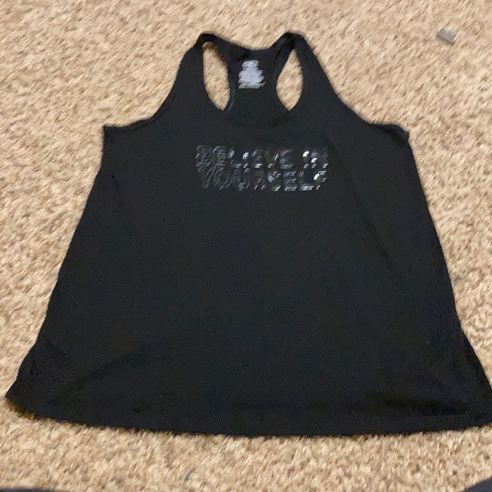 Believe in Yourself workout tank size large
